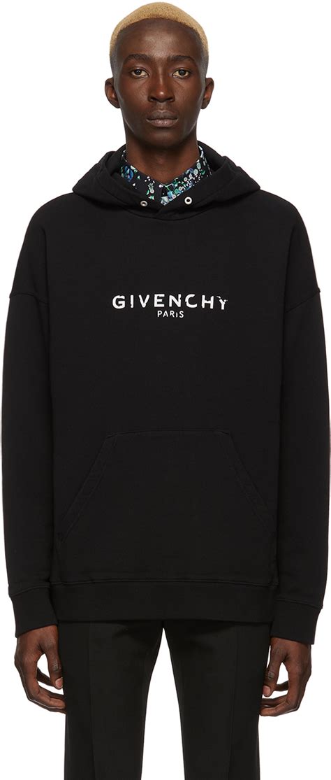 givenchy black pullover|givenchy hoodie.